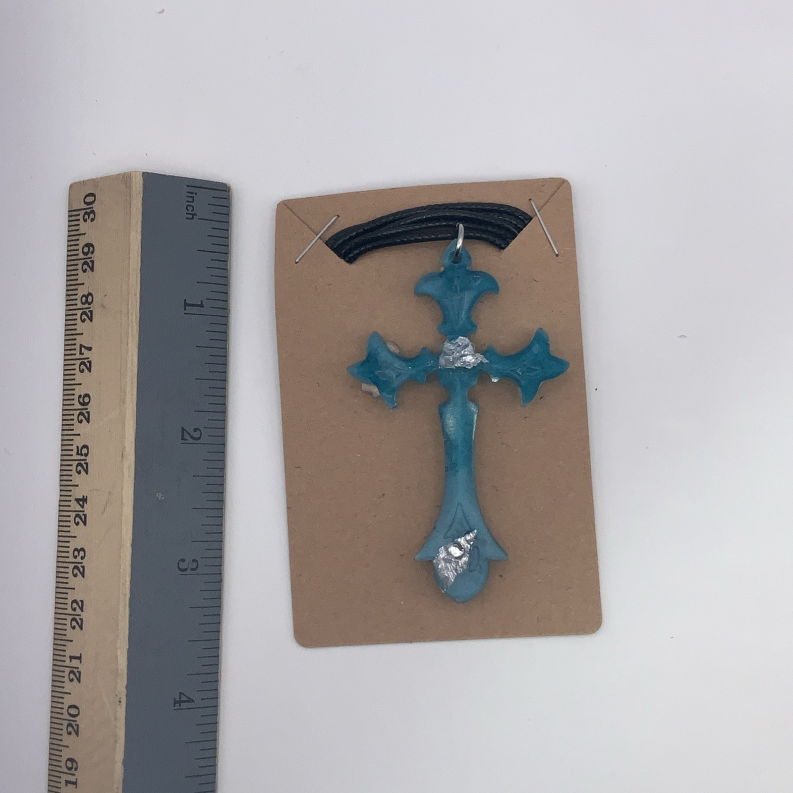 House Of David Handmade Cross Necklace Crystal Ice