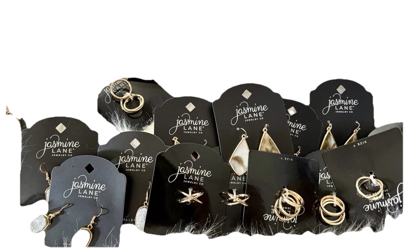 Large Earrings & Rings Lot 34 Pieces Fashion Costume Jewelry Mixed Styles New