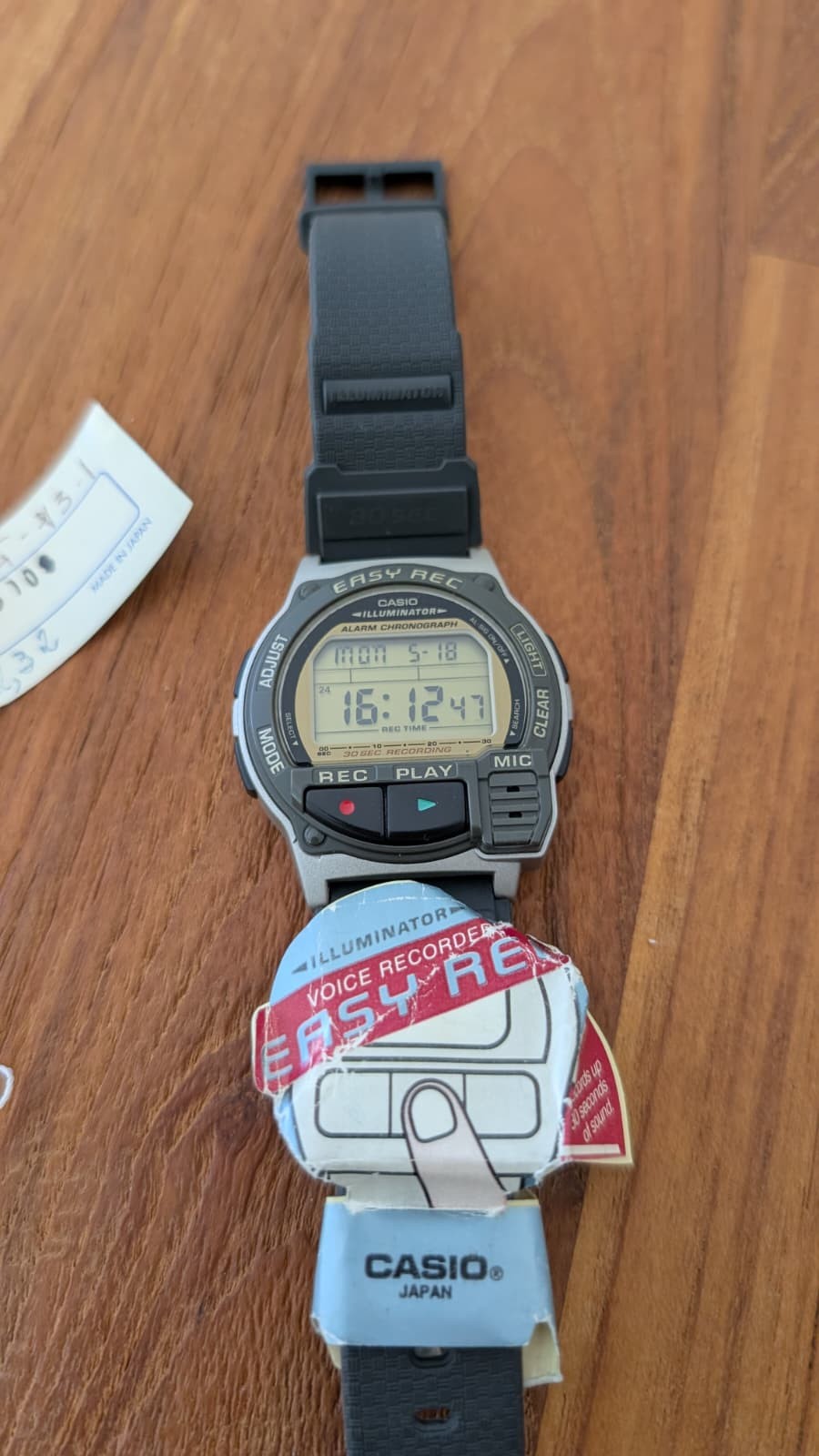 Rare Vintage Casio F V3 Easy Rec NOS