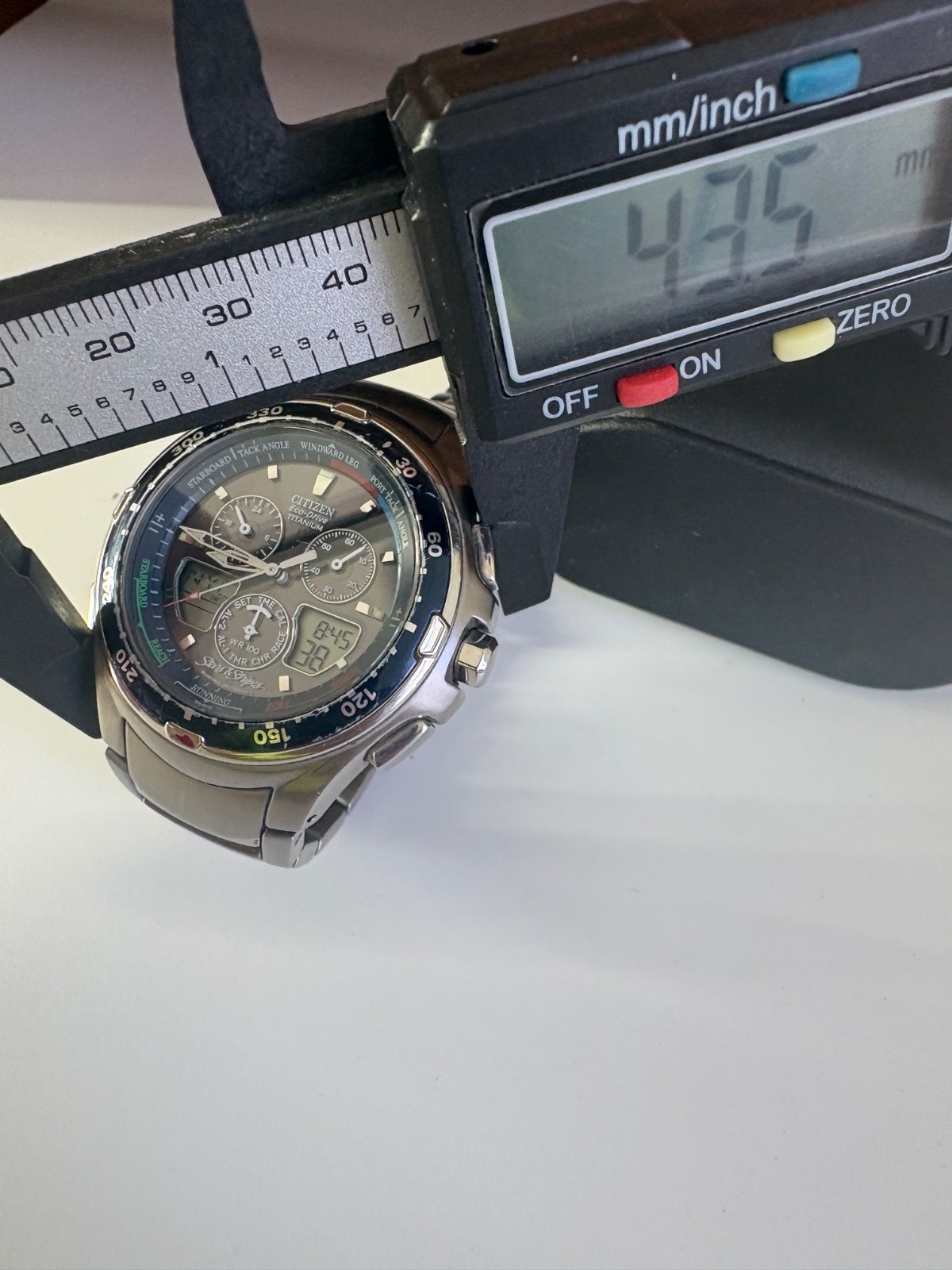 RARE TITANIUM CITIZEN ECO-DRIVE C660 “STARS & STRIPES” AMERICA’S CUP EDITION