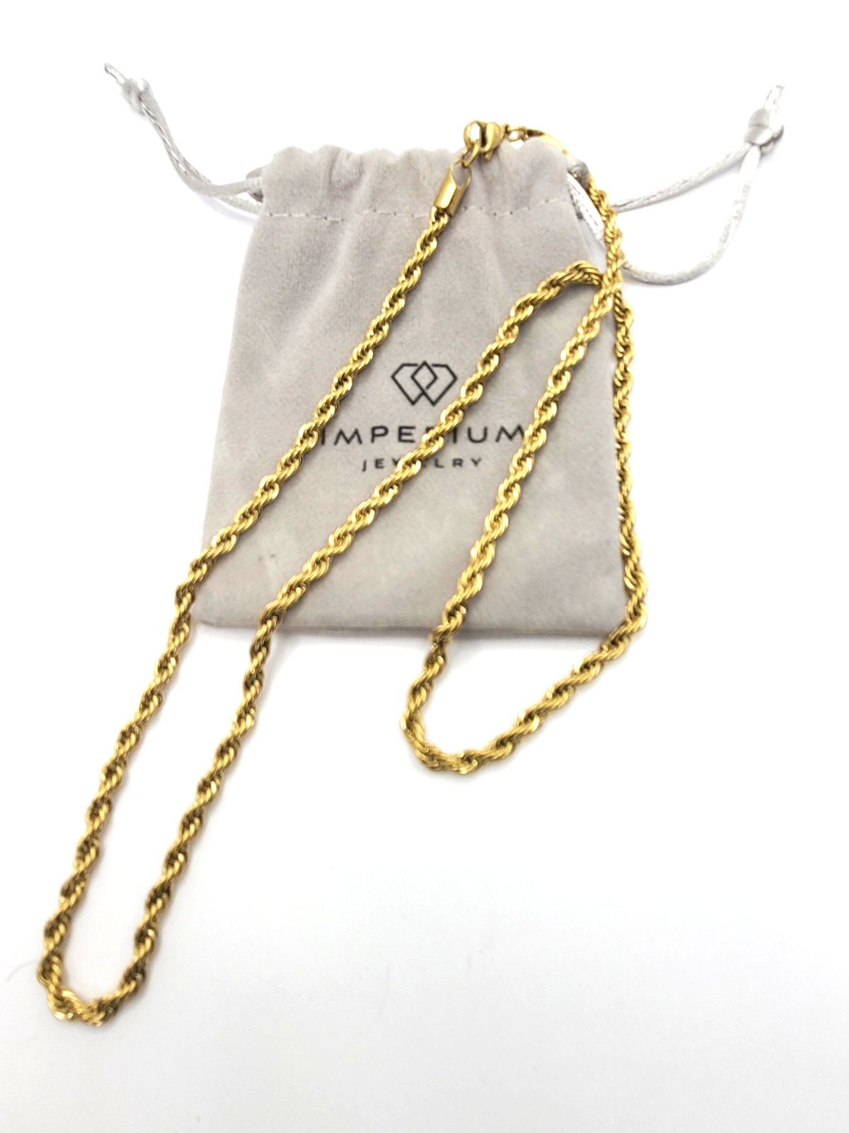 Imperium Rope Chain (Gold) – 4mm – 24″