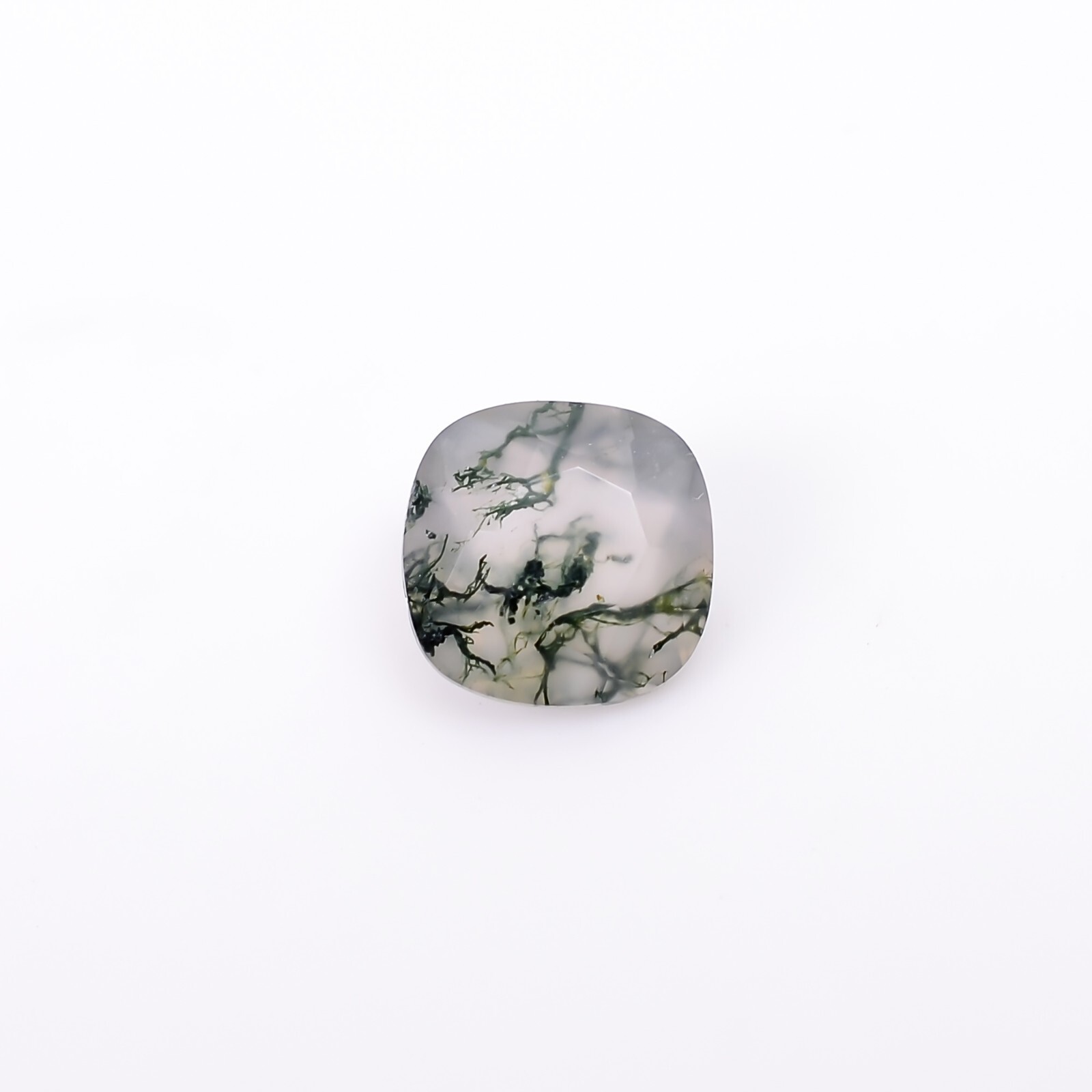 Moss Agate Cushion Shape 0.50 Ct. Top Quality Loose Green Gemstone 5X5 mm