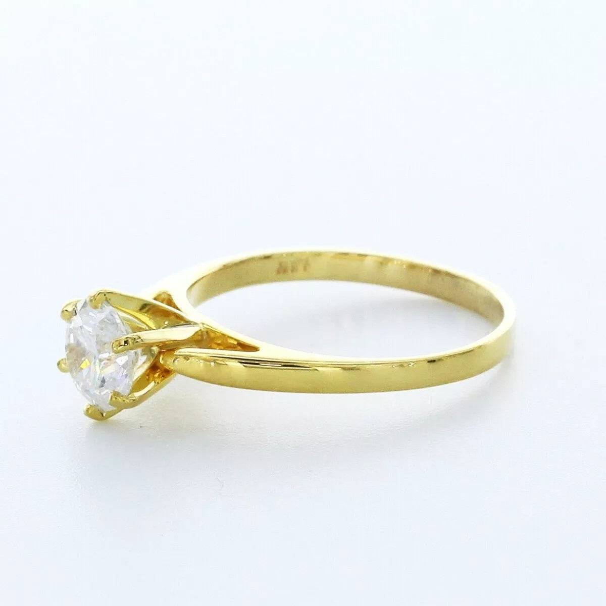 Solitaire Engagement Ring 14K Gold Classic 1.83 CT Round Lab-Grown Diamond D VS2