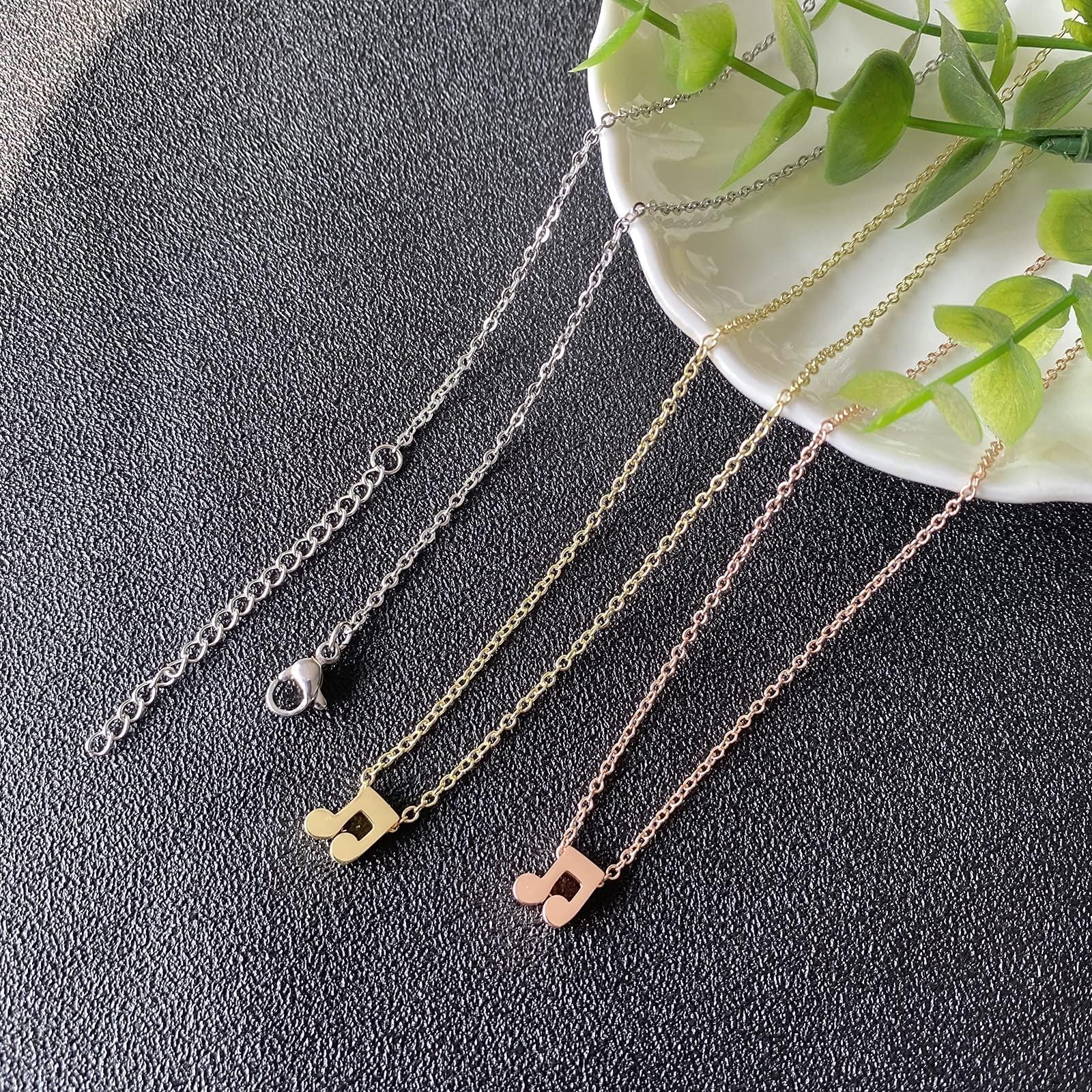 Music Note Necklace for Women Treble Clef Necklace Heart Pendant Music Lover …