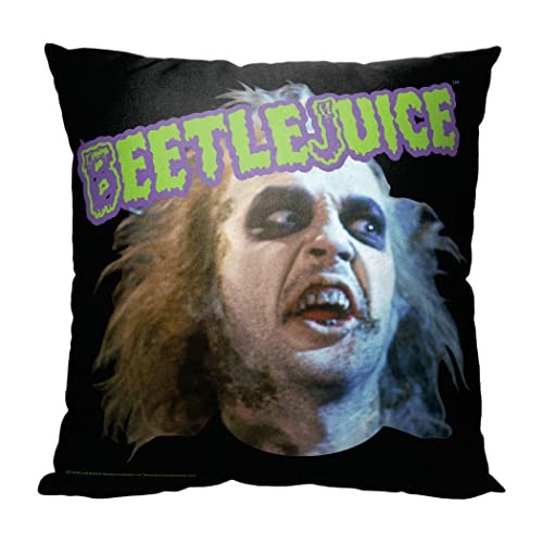 Beetlejuice Pillow, 18″ x 18″ 18 x 18-Inch World Tour