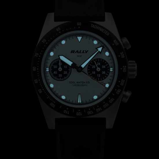TOOL WATCH CO Rally Mechanical Quartz Hybrid Chronograph Steel Men’s Watch