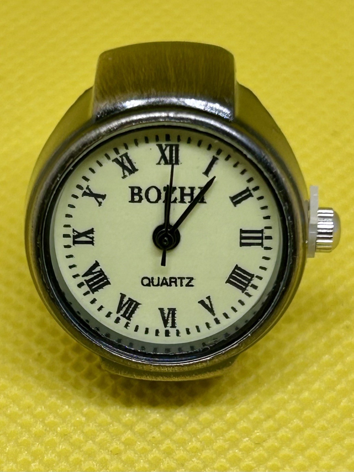 BOZHI Quartz Ring Watch,Bronze Tone, Finger Watch. Unisex. New. Never Used.
