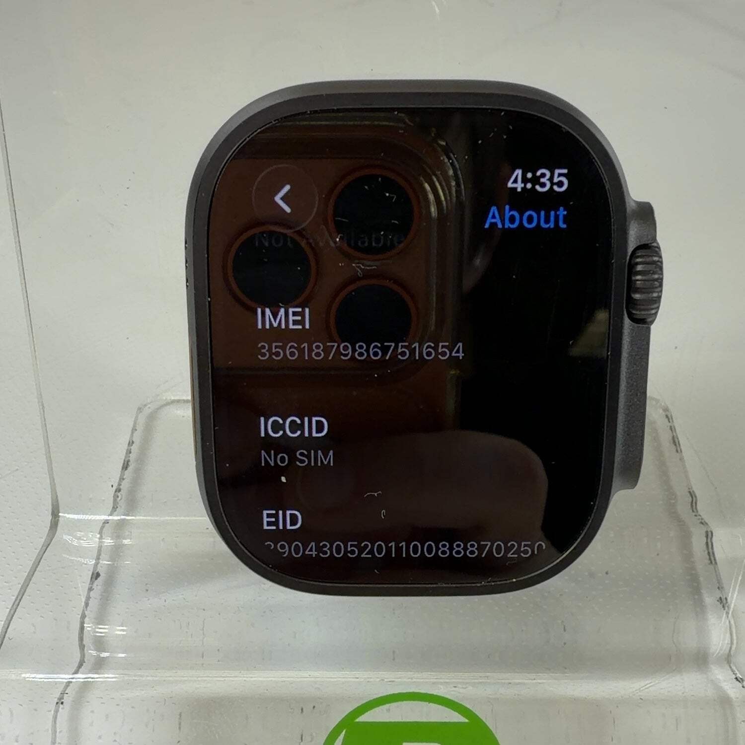 Unlocked Apple Watch Ultra 3 49MM Black Titanium Milanese Loop MF1Q4LW/A