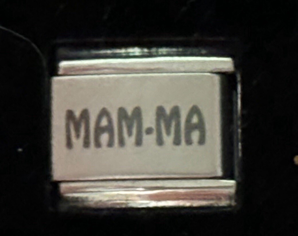 MAM-MA WHOLESALE LASER ITALIAN CHARM Link 9MM K45-2