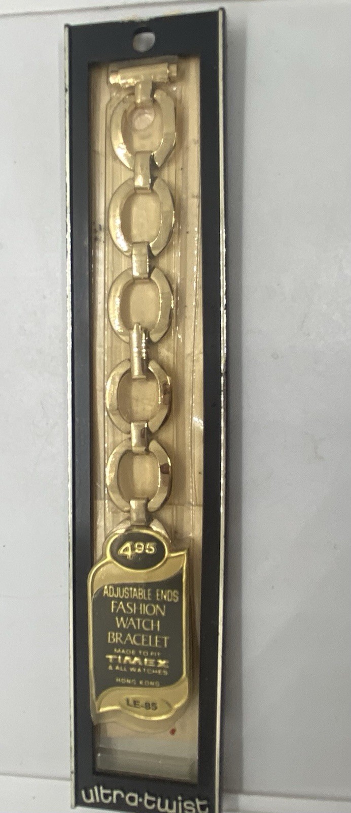 VTG ULTRA-TWIST Gold Fancy Link Fashion Watch Band 11-15mm Lug Spring Bars MCM