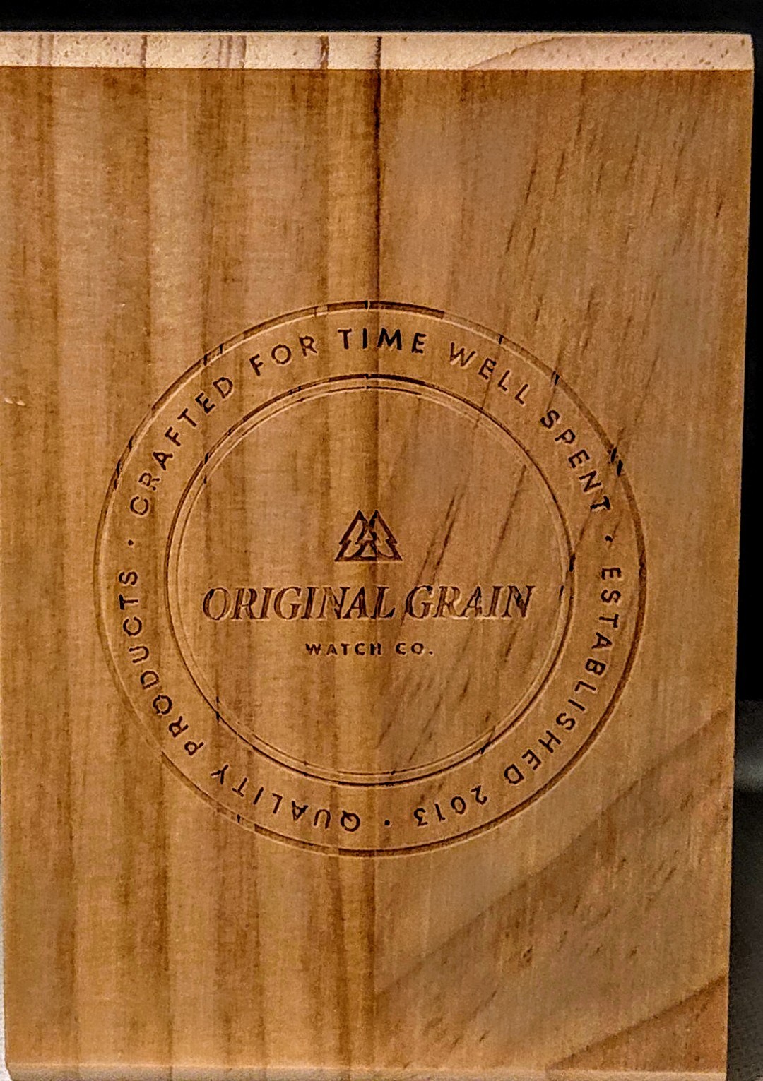 Original Grain Whiskey Espresso Barrel 42mm Watch – New in Box