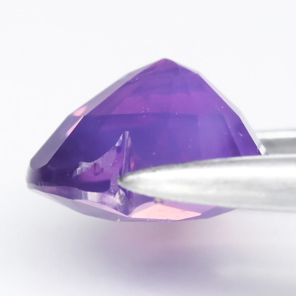 💎 1.27ct VS Heart Natural Pinkish Purple Sapphire – Unheated, Mozambique Gem