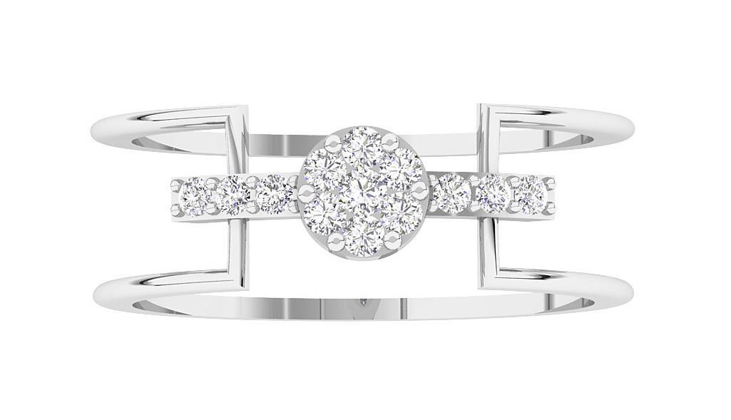 Engagement Wedding Ring I1 G 0.25 Carat 14K Yellow Gold Genuine Diamond 6.90 MM