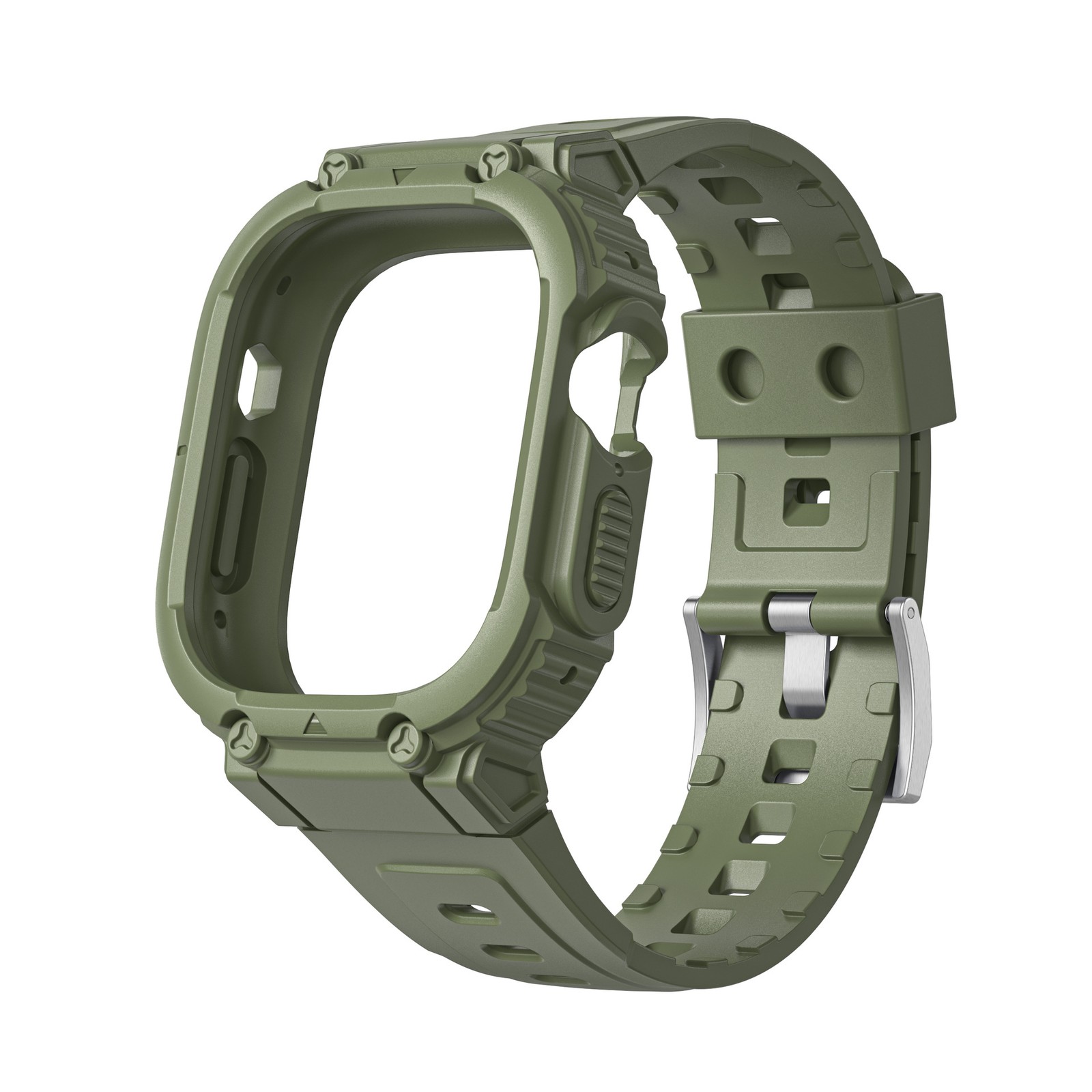 Fits Apple Watch Ultra 8 7 6 5 Strap Band Fashion Armor TPU Case 40 41 44 45mm