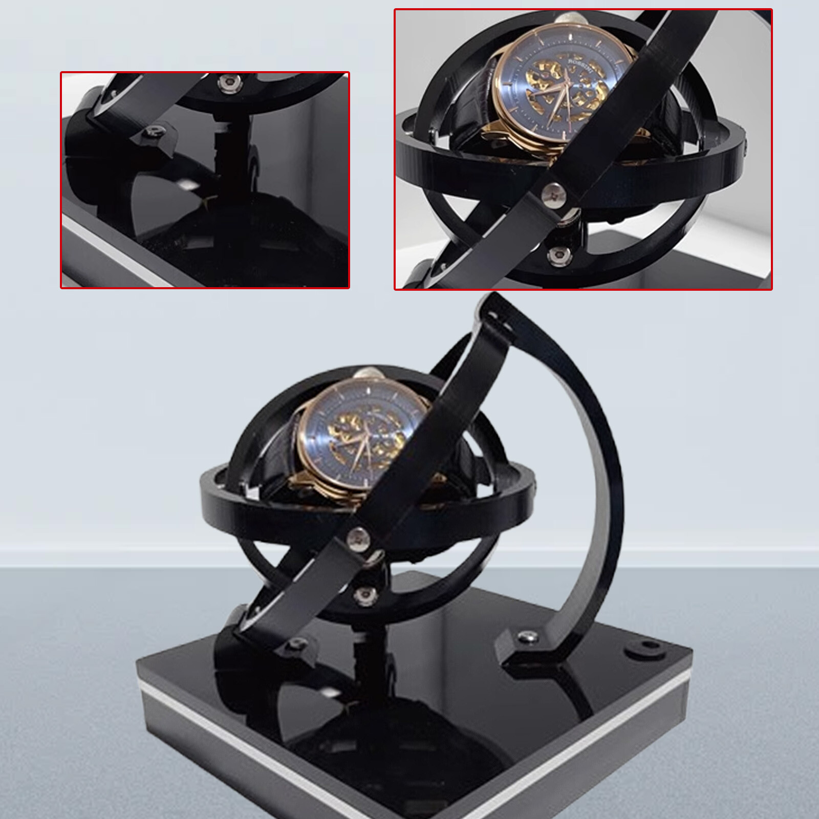 USB Automatic Watch Winder For Mechanical Watch Box Rotator Super Quiet new