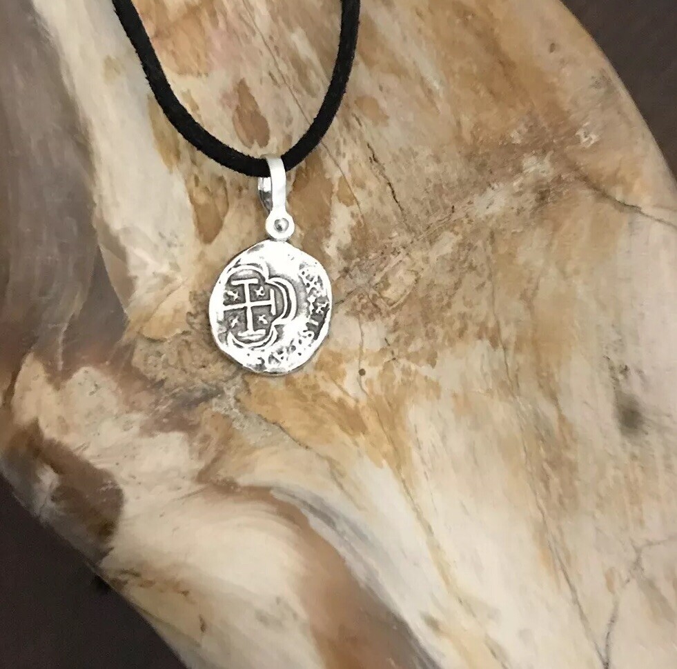 ATOCHA Coin Pendant 925 Sterling Silver Sunken Treasure Shipwreck Jewelry