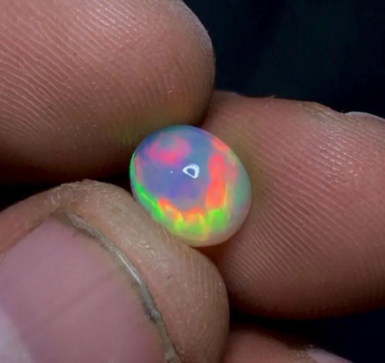 9.5x8x5 mm Natural Welo Ethiopian Opal Cabochon Loose GemstoneNS-188