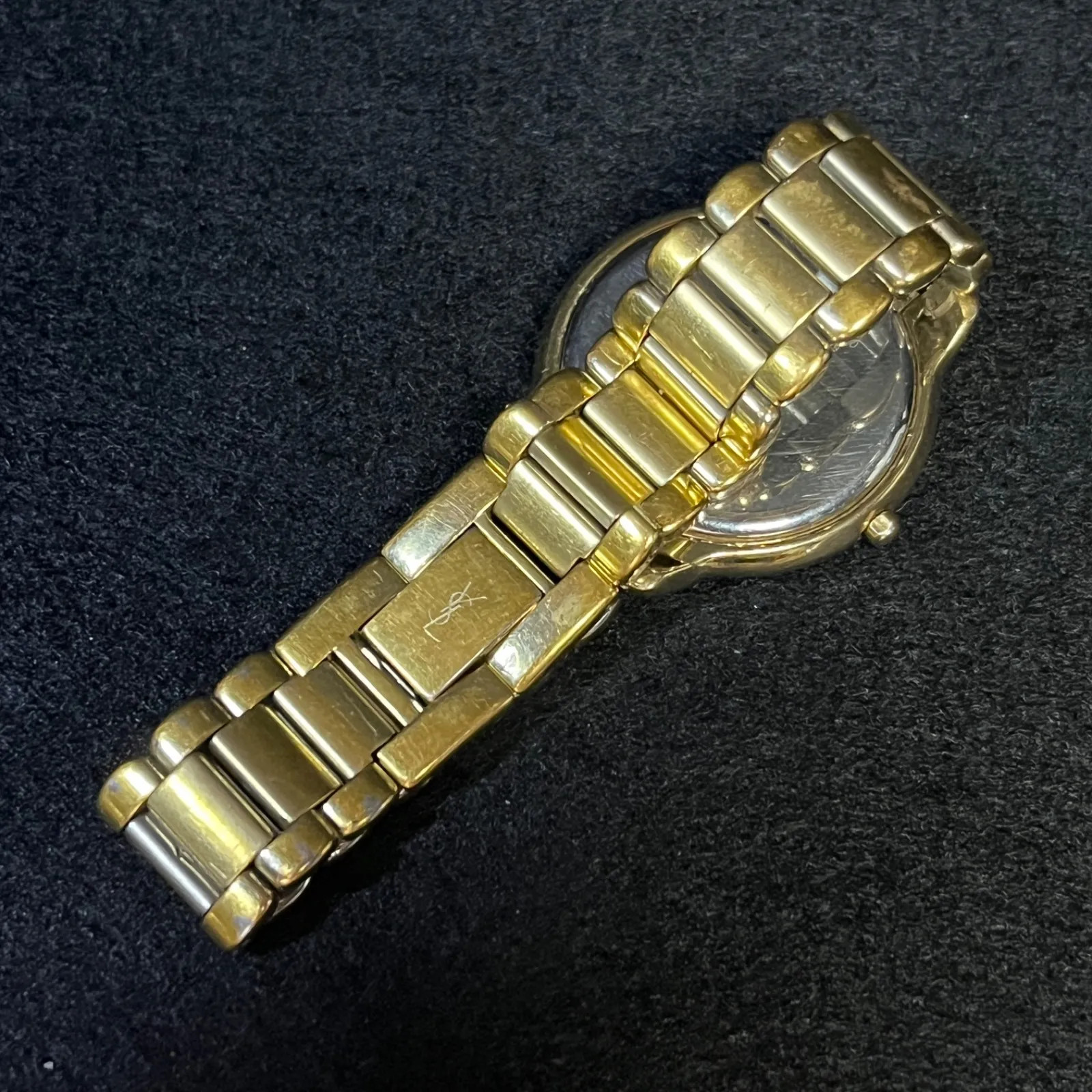 [Working Condition] Yves Saint Laurent Quartz Watch 6031-G11254 – Tested and wor