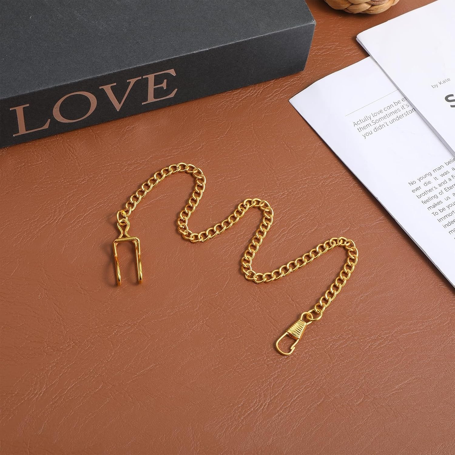 Versatile Gold Alloy Pocket Watch Chain – Stylish Accessory for Every Occasion