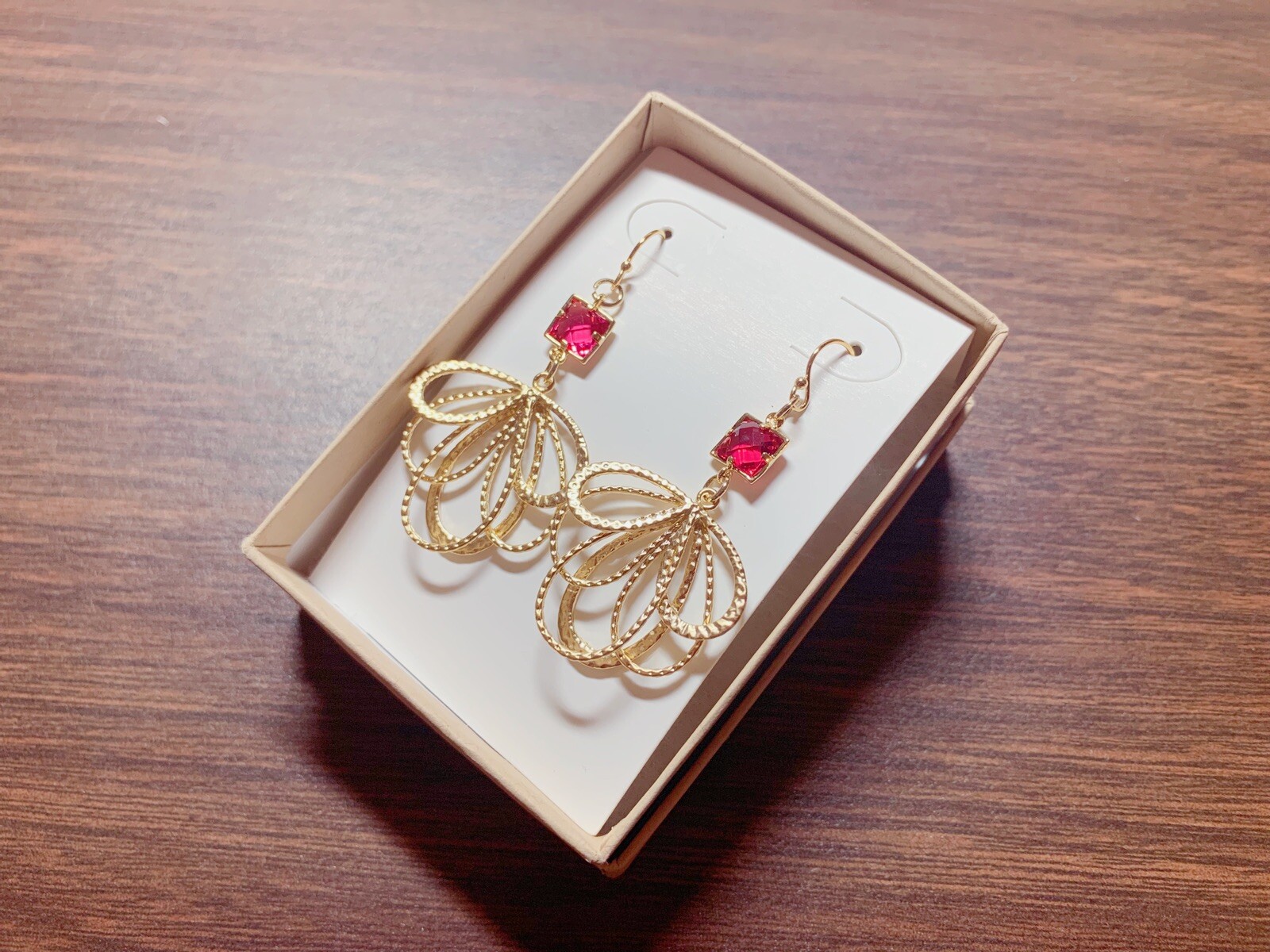 Handmade Multi Choose Korean Style Earrings With Glass Or Pearl (14KT Gold Hook)