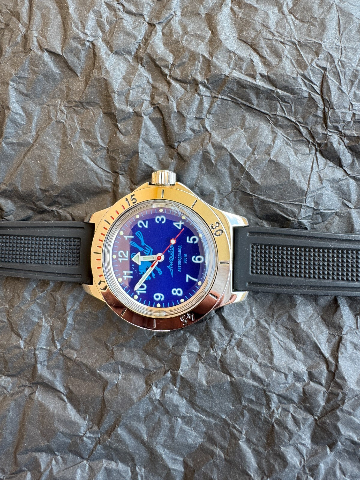 Vostok Amphibia 120656 Watch Scuba Dude Diver Automatic