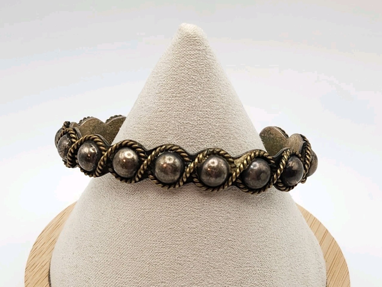 Mexico 925 Woven Rope Bracelet Cuff
