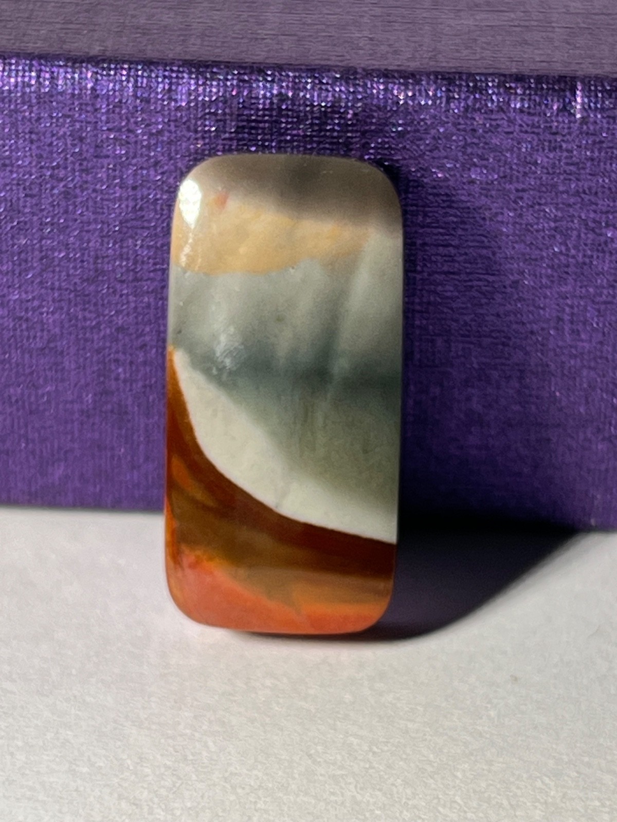 Polychrome Misty Mountain Jasper Cabochon