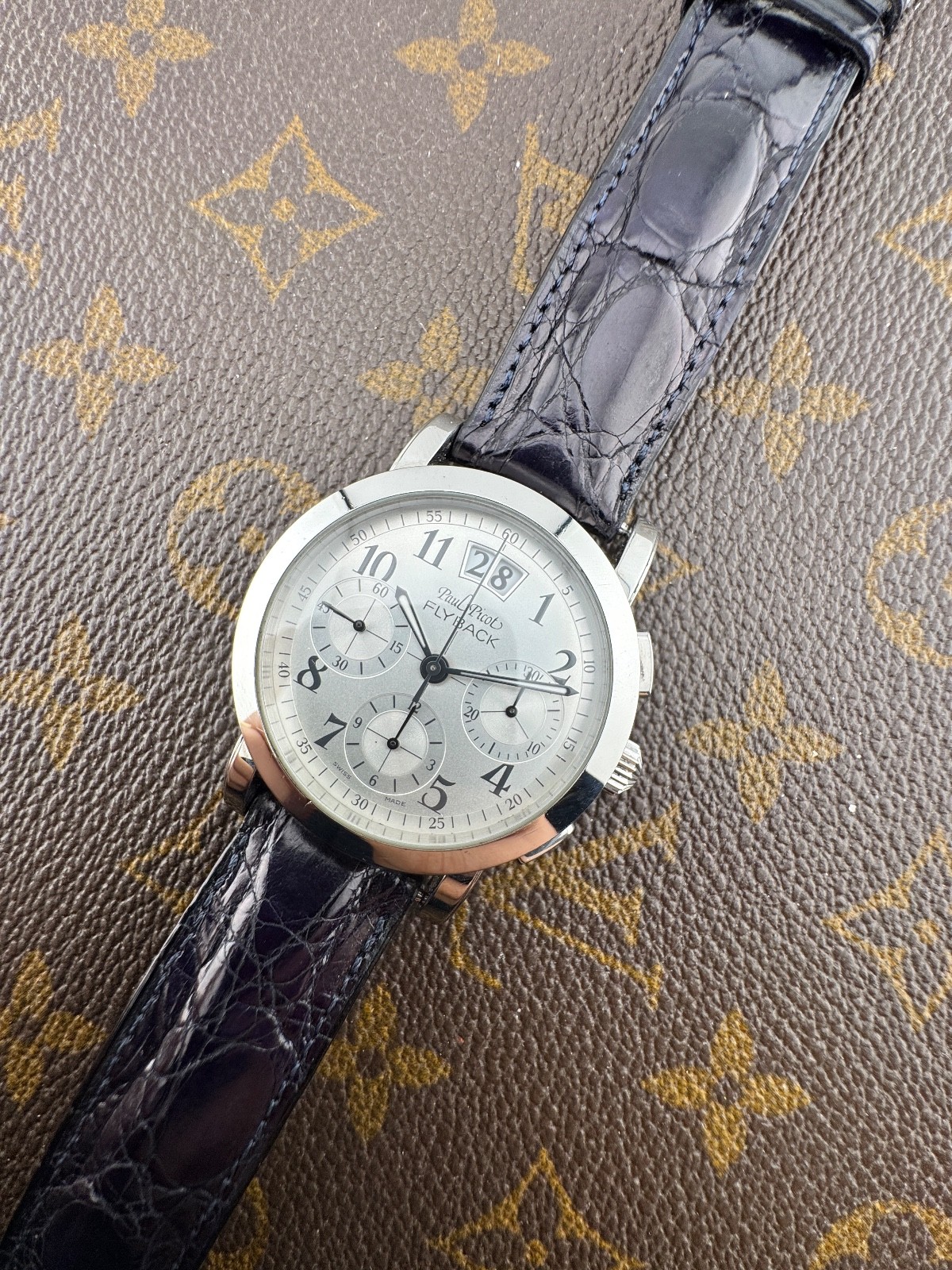 Paul Picot Firshire Flyback Stainless Steel Gran Date Men Swiss Made