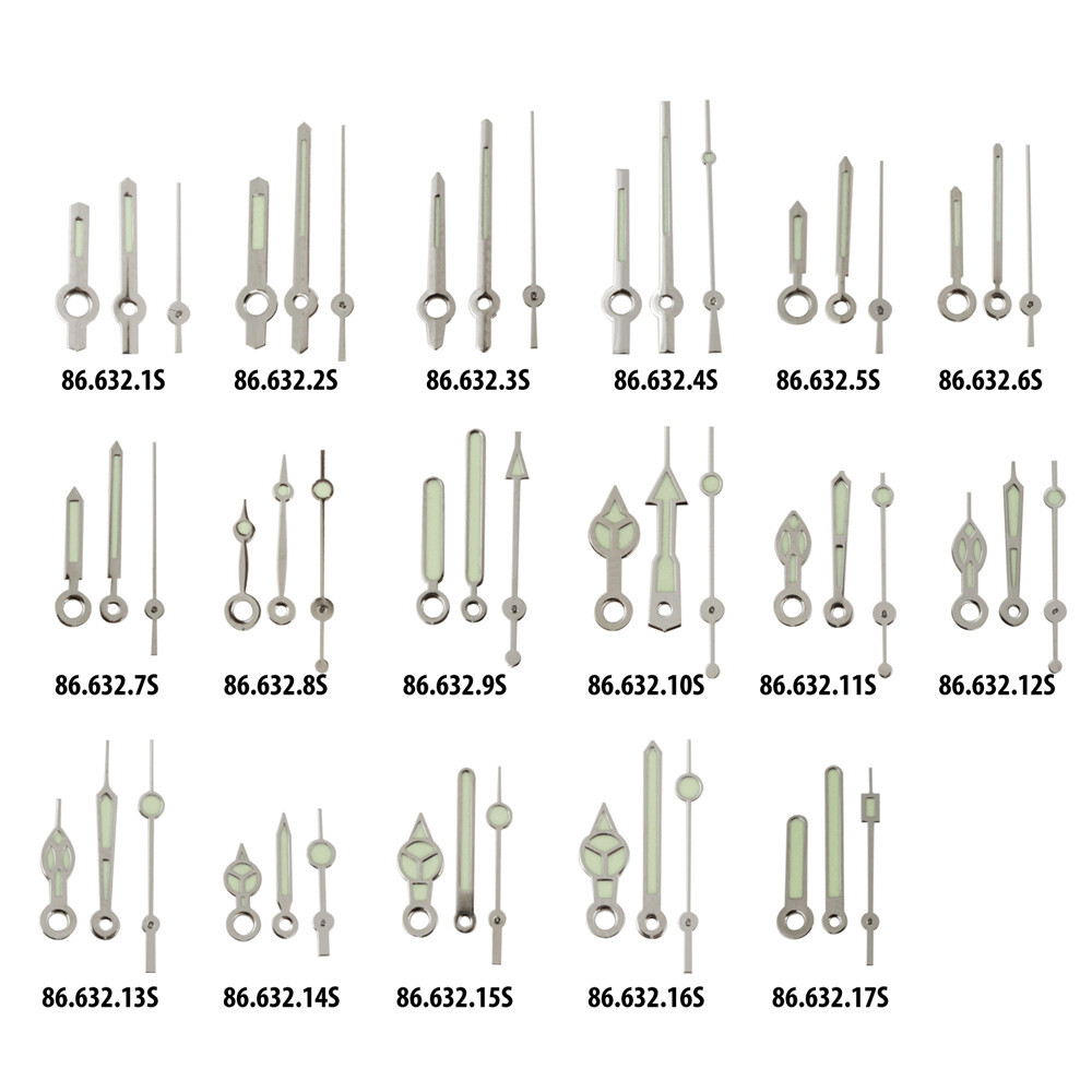 Luminous Watch Hands Pins 1.2/0.7/0.2mm Hole Assortment for Watchmaker Repairing