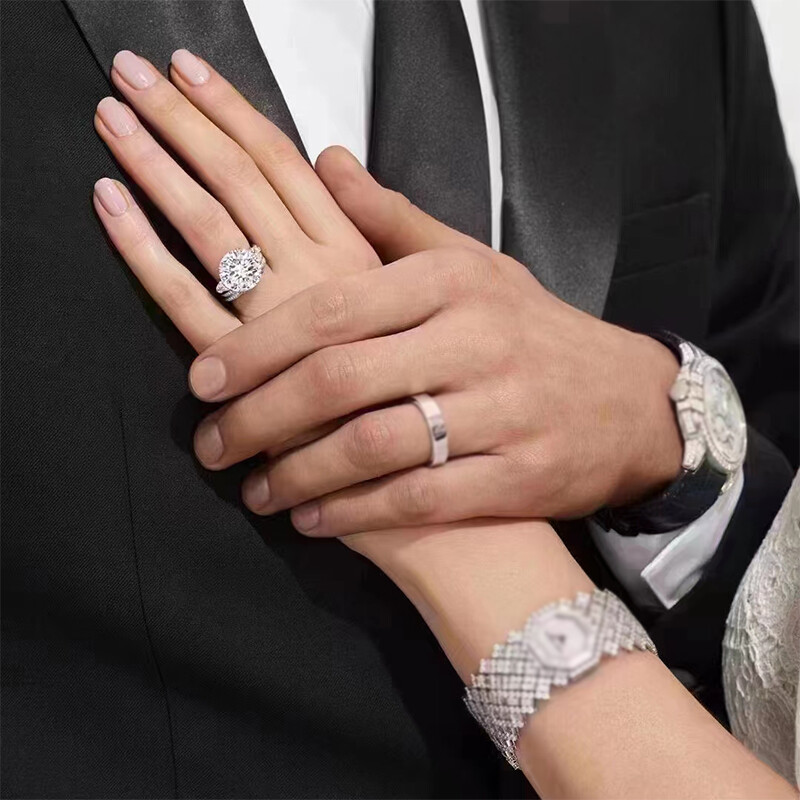 10-100Pcs White D Color Loose Moissanite Stone Round VVS1 0.7-3.0MM For Jewelry