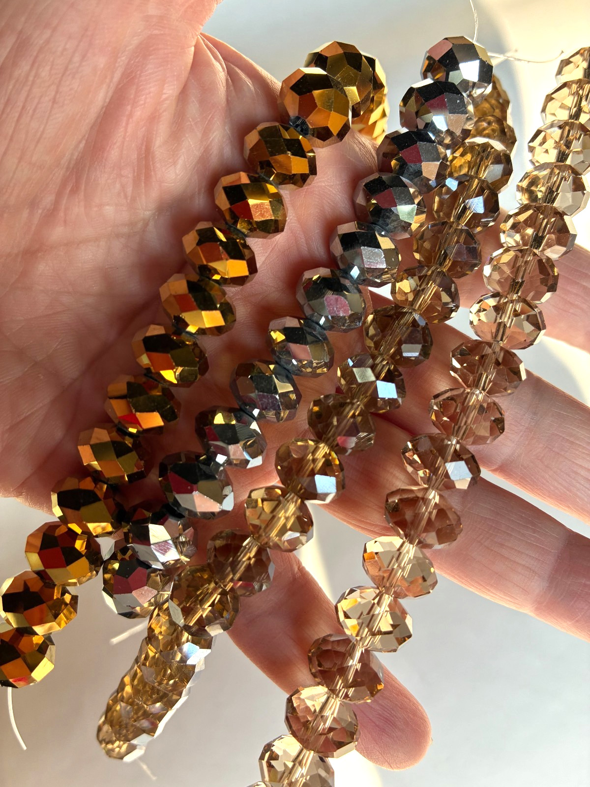 CRYSTAL Beads 10mm Bulk Lot Multi Color Beads for Bracelet Making 2 lbs