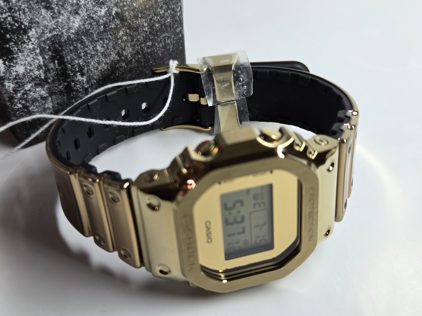 Casio G-Shock GM-5600YMG-9 Gold Metal G-Steel Digital Watch Brand New