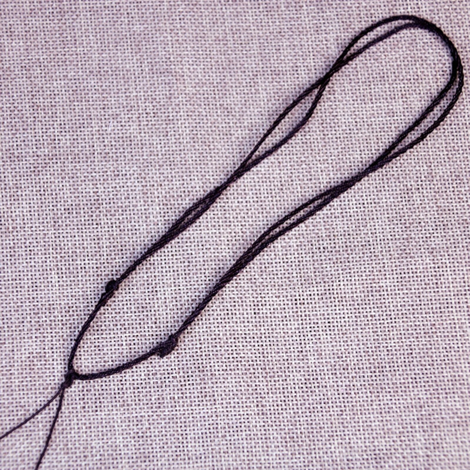 Chinese Silk Thread Hand Knotted Cord String Pendant Necklace Adjustable