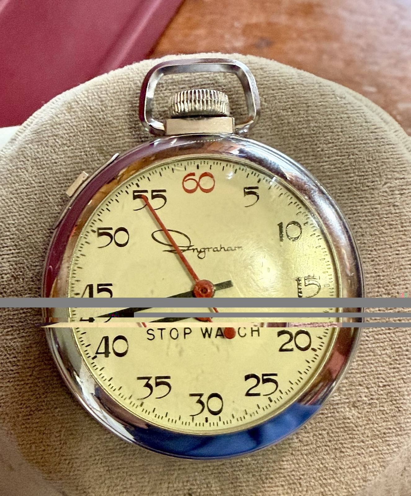 Vintage Ingraham Stop Watch Nice -Works Lot A