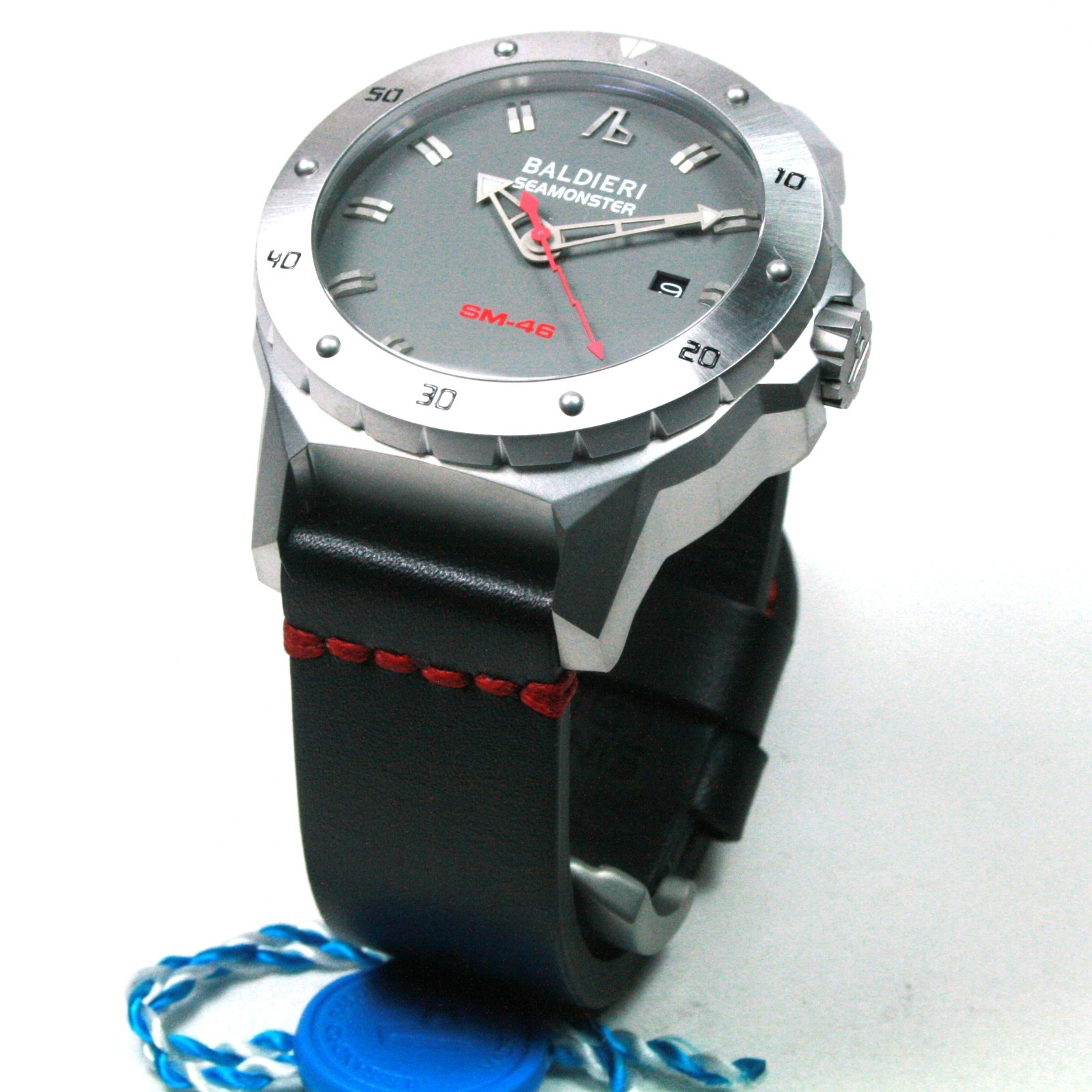 BALDIERI, SEAMONSTER SM-46, STEEL GREY, AUTOMATIC, 46MM, DIVER, 20ATM