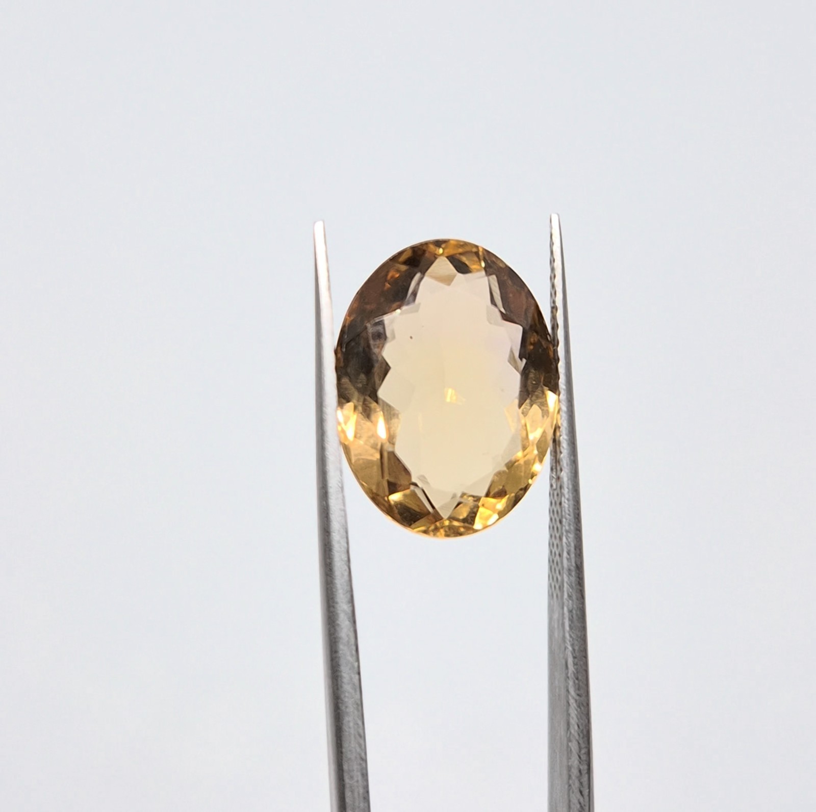 8.60ct Natural Imperial Topaz Loose Gemstone Oval Cut For Making Jewellery