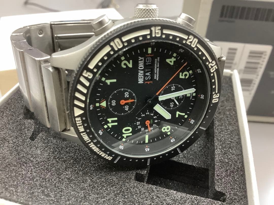Sony wena wrist pro Evangelion NERV Edition Silver Smartwatch Limited WNW-SB14A
