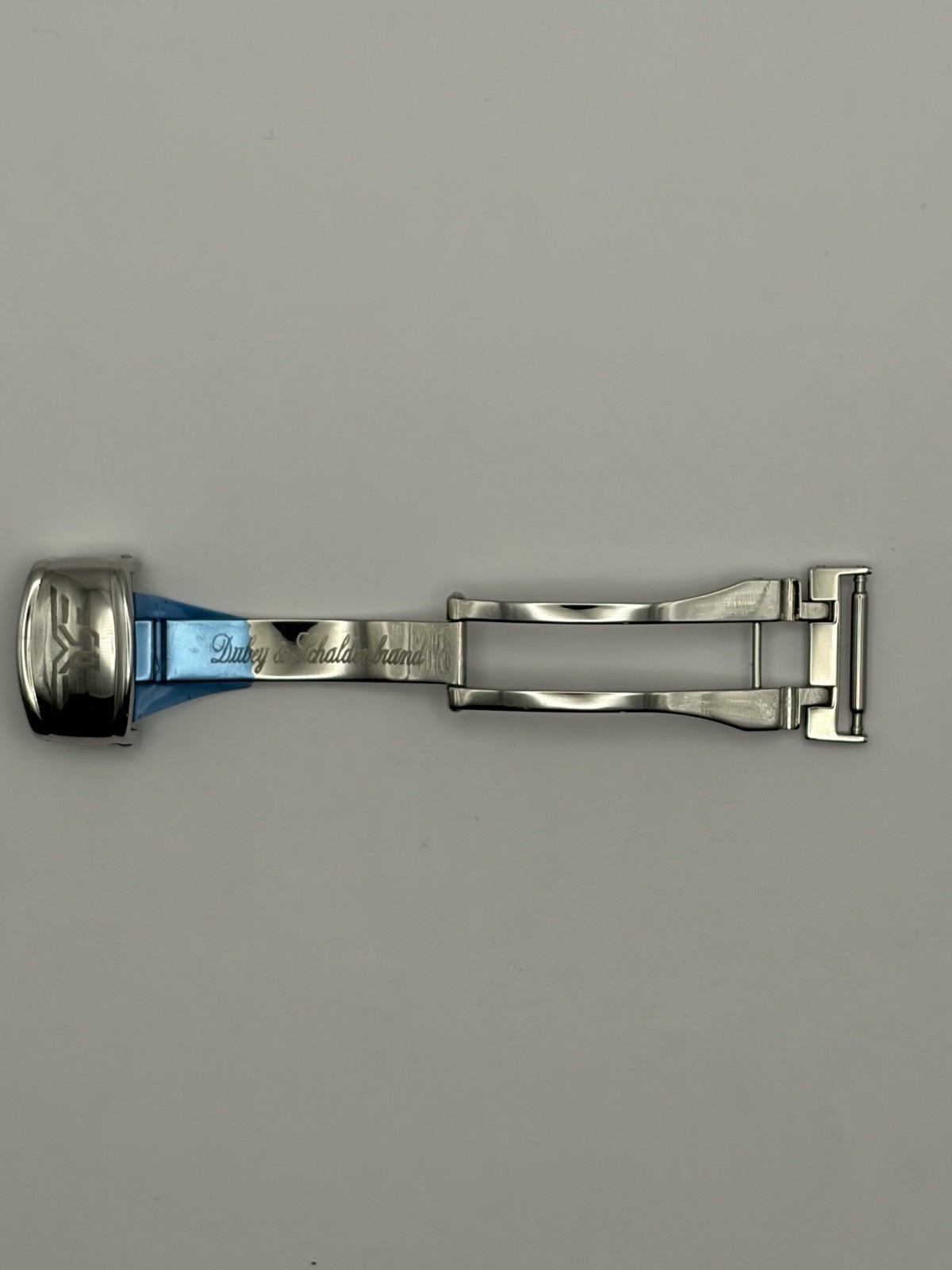 Dubey & Schaldenbrand Stainless Steel Fold Over Deployment Clasp or Buckle 16mm