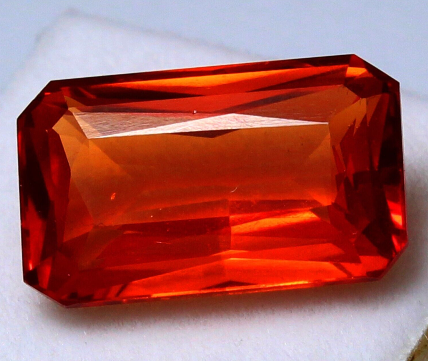 Natural Certified 15.25 Ct Tanzania Orange Tanzanite UNHEATED AAA+ Gemstone