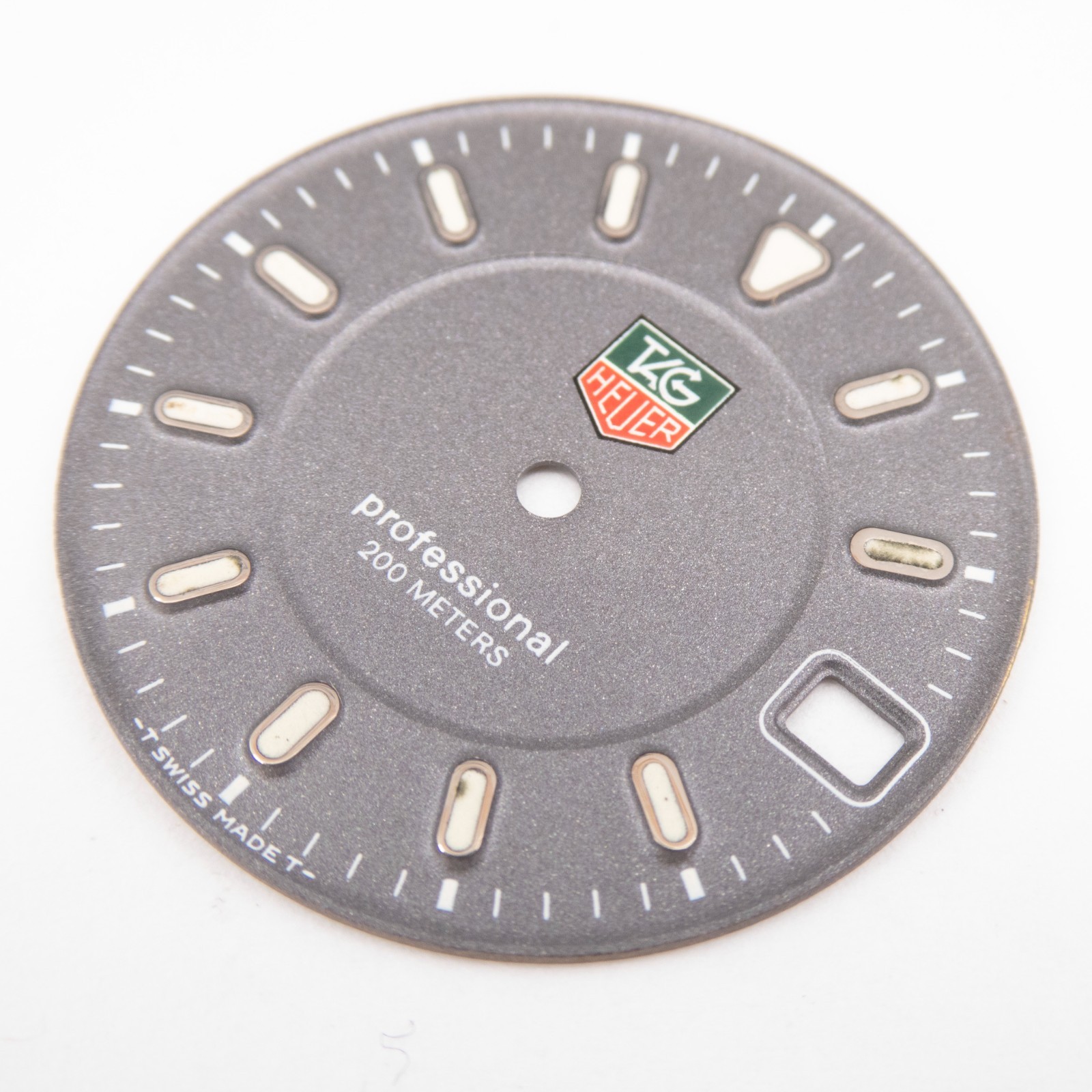 Genuine TAG Heuer Professional 200M 26.1 mm Gray Wristwatch Dial