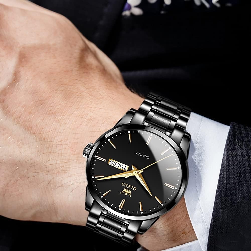 Sophisticated Gold Indexed Analog Watch for Men – Quartz Precision & Style