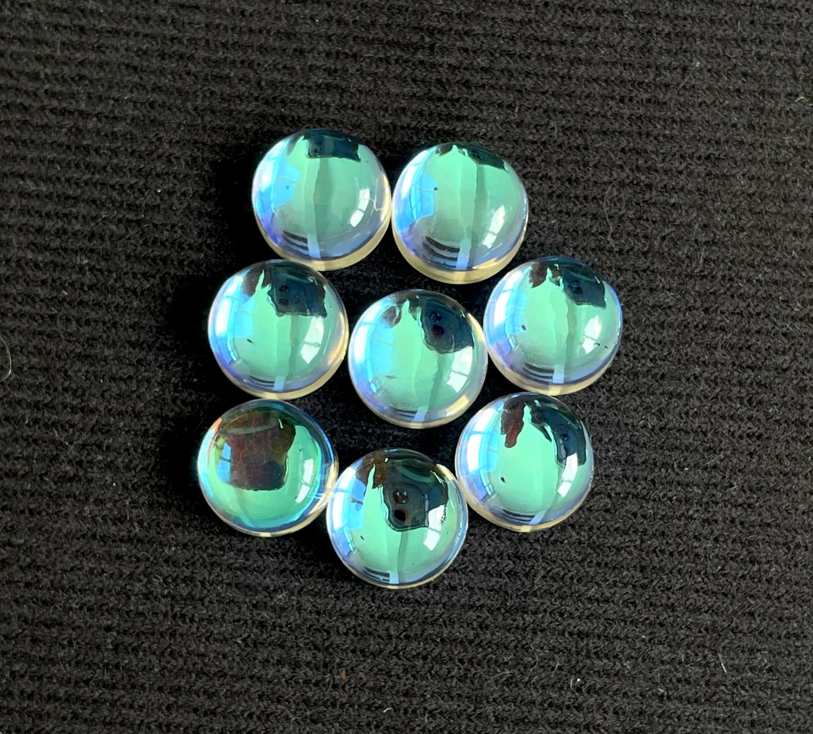 Beautiful Rainbow Mystic Quartz Smooth Round Cabochon, Wholesale Loose Gemstone
