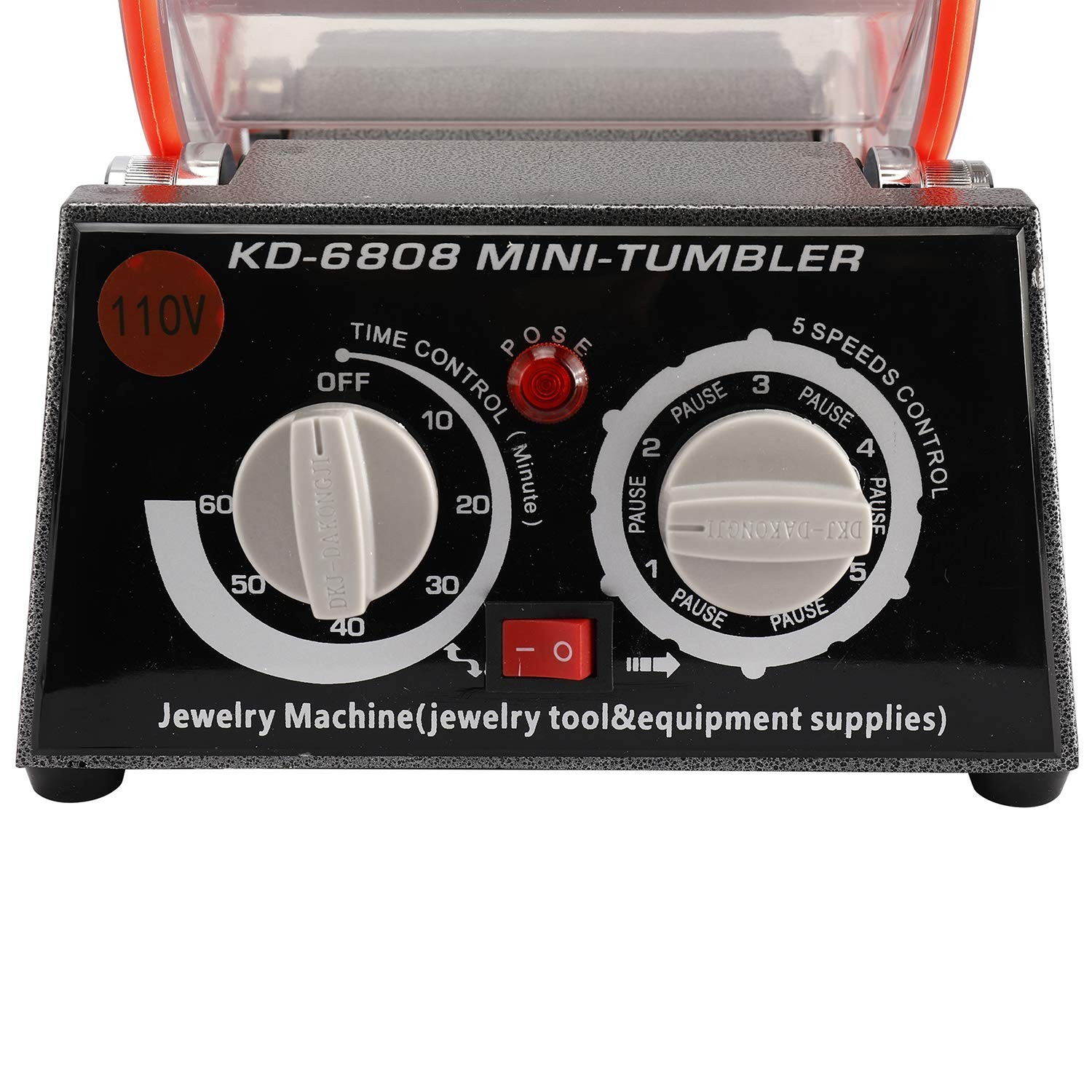80W Jewelry Polisher Tumbler Machine – 3kg Capacity for Polishing & Cleaning