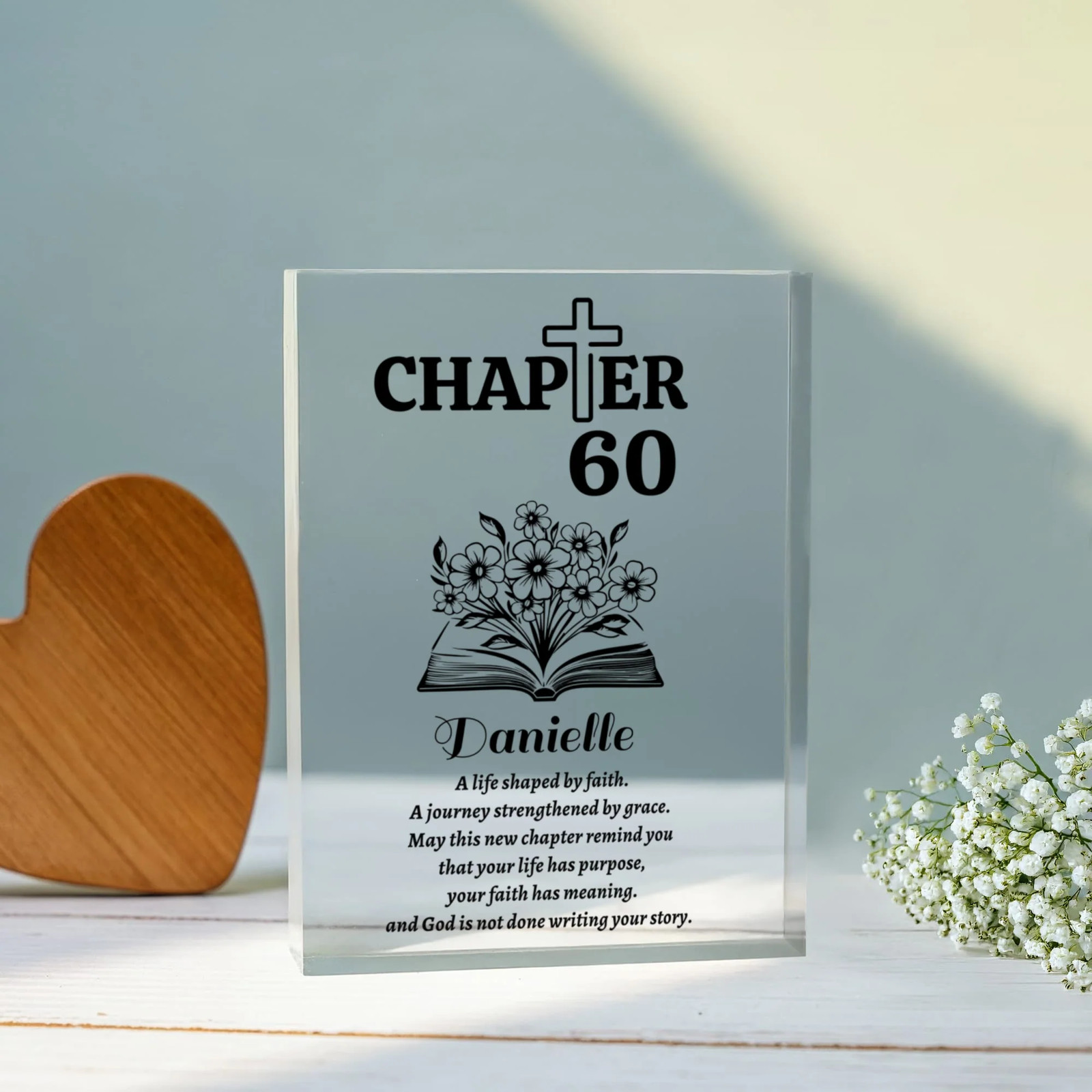 Chapter 60 Birthday Plaque Gift