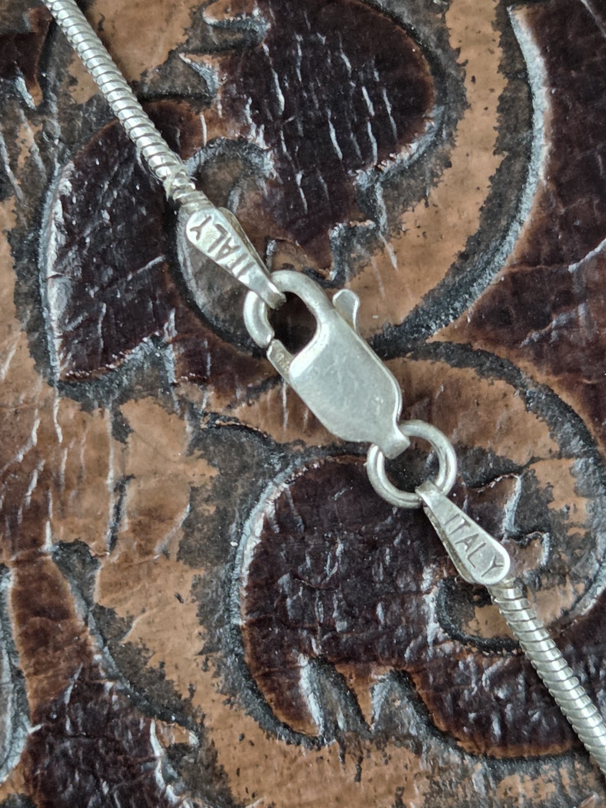 Graduated Ball Necklace 925 Sterling Silver On 19 1/2″ snake chain 9X Ball Beads