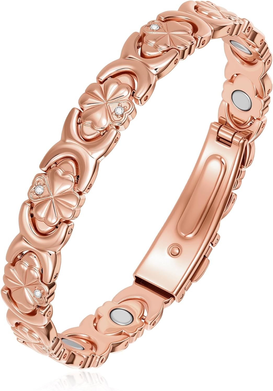 Copper Bracelets for Women, 3800 Gauss, 99% Pure Copper Magnetic Bracelet, Adjus