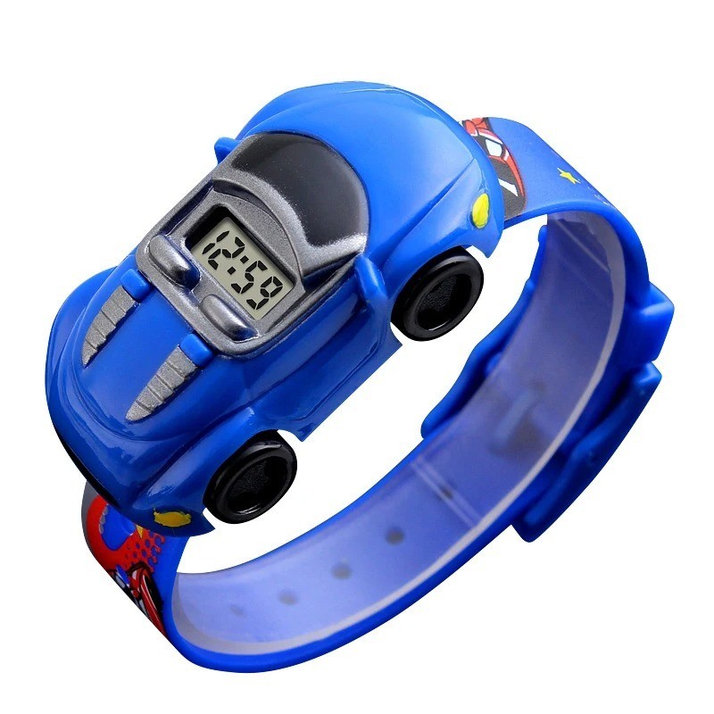 SKMEI Kids Car Cartoon Watch Boys Girls Quartz Wristwatch Birthday Gift New
