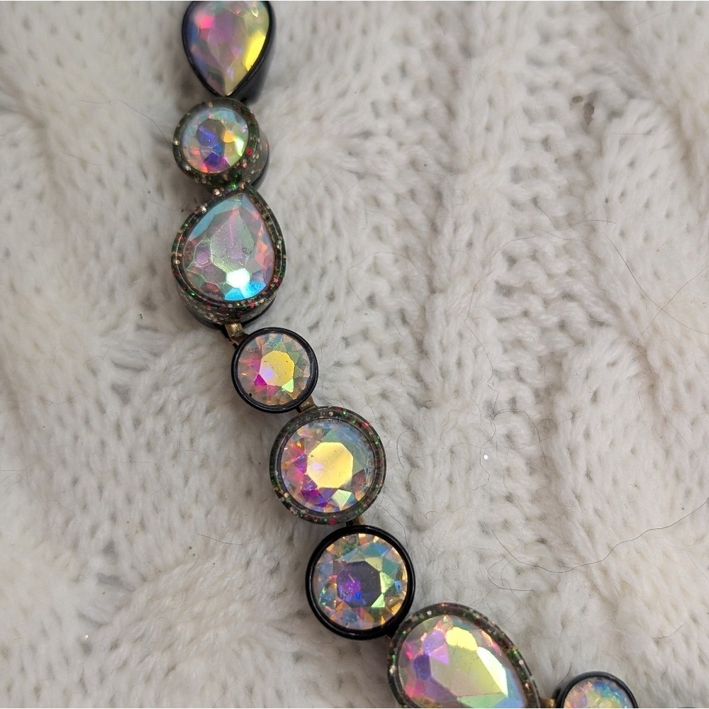 J.Crew Brulee Iridescent Sea Glass Necklace