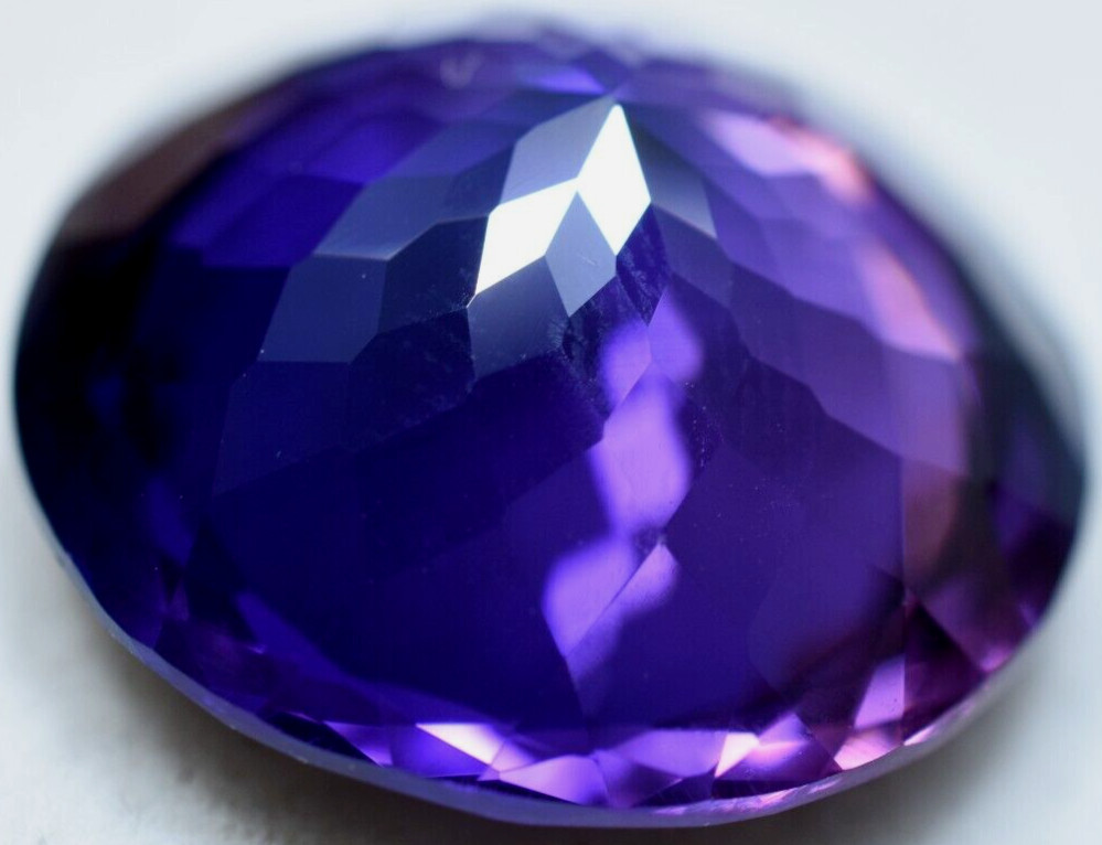 Natural 28.40 Ct Boysenberry Sapphire GGL Certified fabulous Loose Gemstone
