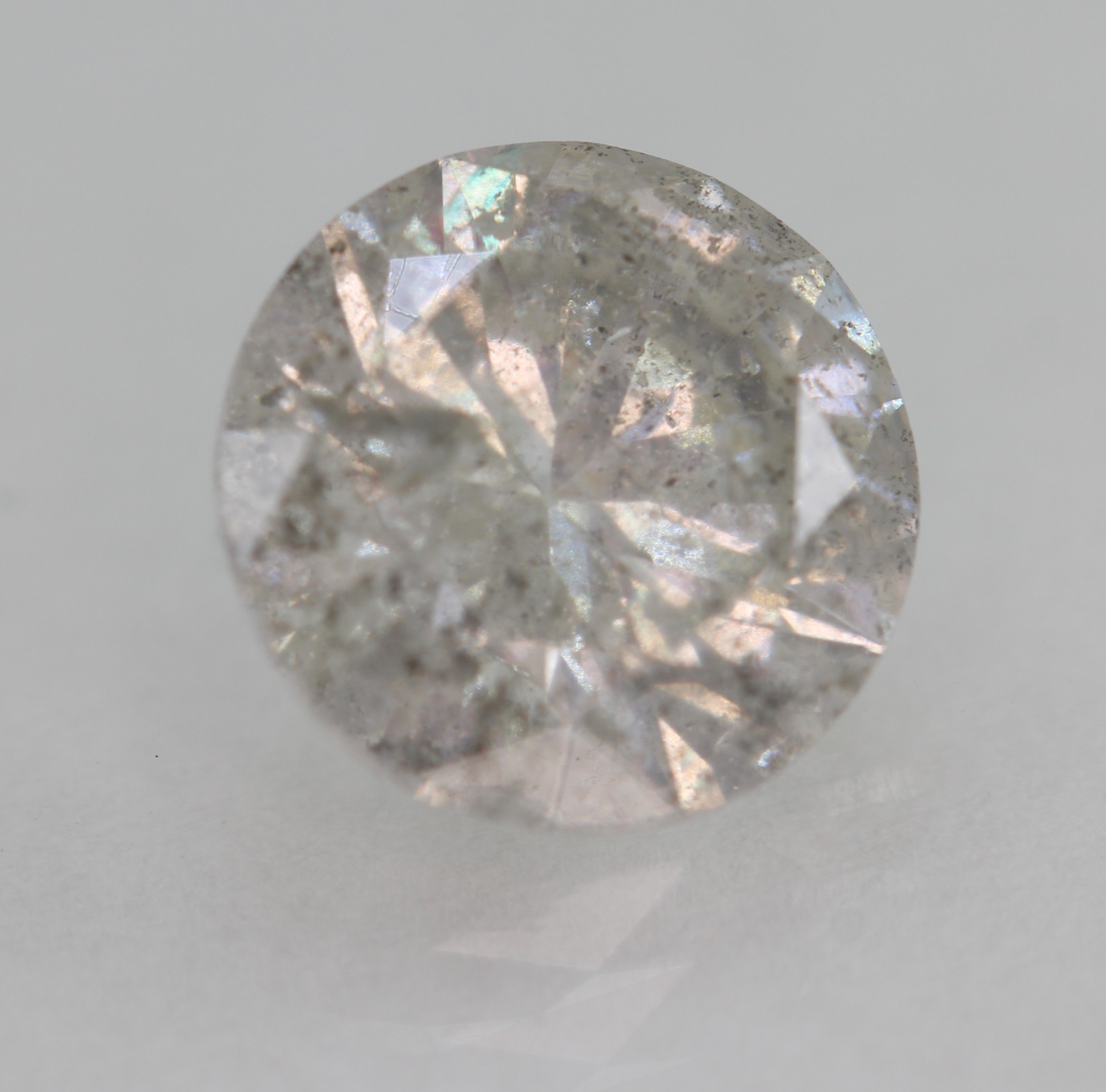 Certified 2.13 Carat I Color Round Brilliant Natural MINED Loose Diamond 8.06mm